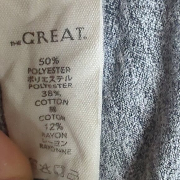 The great long sleeve Women's Tee crew neck Heather Color Size 1 - Picture 8 of 8